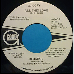 Debarge All This Love USED VINYL 7INCH 45 RPM SINGLE PROMO STEREO