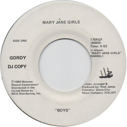 Mary Jane Girls Boys USED VINYL 7INCH 45 RPM SINGLE PROMO