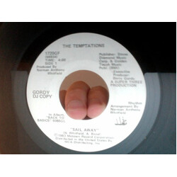 The Temptations Sail Away USED VINYL 7INCH 45 RPM PROMO