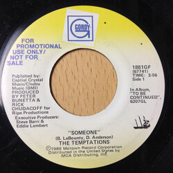 The Temptations Someone USED VINYL 7INCH PROMO