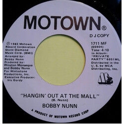 Bobby Nunn Hangin' Out At The Mall USED VINYL 7INCH 45 RPM PROMO