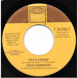 Eddie Kendricks He's A Friend USED VINYL 7INCH 45 RPM SINGLE