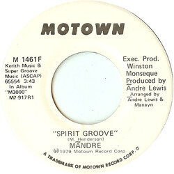 Mandré Spirit Groove USED VINYL 7INCH 45 RPM PROMO