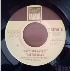 The Miracles Don't Cha Love It / Up Again USED VINYL 7INCH SINGLE