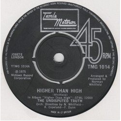 Undisputed Truth (2) Higher Than High USED VINYL 7INCH 45 RPM