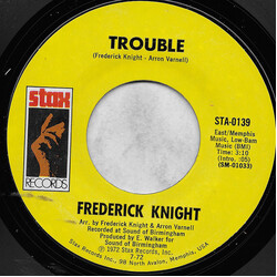 Frederick Knight Trouble / Friend USED VINYL 7INCH 45 RPM SINGLE STYRENE MONO