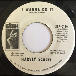 Harvey Scales I Wanna Do It / I Wanna Do It USED VINYL 7INCH 45 RPM SINGLE PROMO