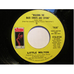 Little Milton Walking The Back Streets And Crying USED VINYL 7INCH 45 RPM PROMO