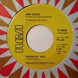Jan Davis Raunchy 1970 USED VINYL 7INCH 45 RPM SINGLE PROMO
