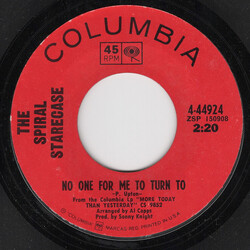 Spiral Starecase No One For Me To Turn To / Sweet Little Thing USED VINYL 7INCH 45 RPM STYRENE