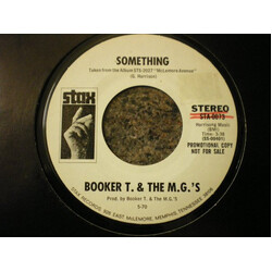 Booker T & The MG's Something USED VINYL 7INCH 45 RPM STEREO MONO PROMO