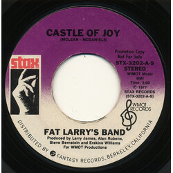 Fat Larry's Band Castle Of Joy USED VINYL 7INCH 45 RPM SINGLE PROMO STEREO MONO