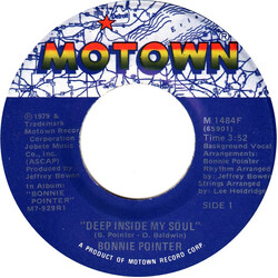 Bonnie Pointer Deep Inside My Soul USED VINYL 7INCH 45 RPM