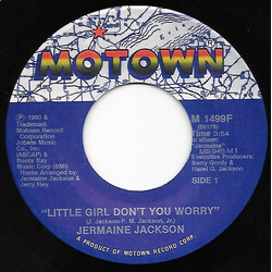 Jermaine Jackson Little Girl Don't You Worry USED VINYL 7INCH SINGLE 45 RPM
