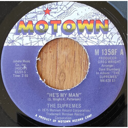 The Supremes He's My Man USED VINYL 7INCH SINGLE 45 RPM