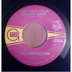 The Temptations Run Away Child, Running Wild USED VINYL 7INCH SINGLE