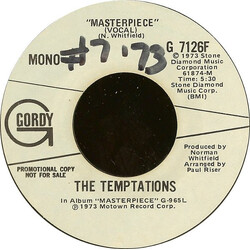 The Temptations Masterpiece USED VINYL 7INCH 45 RPM PROMO MONO STEREO