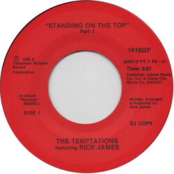 The Temptations / Rick James Standing On The Top USED VINYL 7INCH 45 RPM PROMO