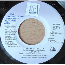 Ada Dyer I Bet Ya, I'll Let Ya USED VINYL 7INCH SINGLE PROMO