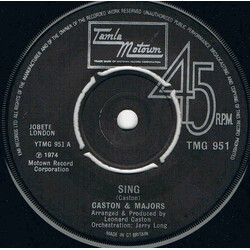 Caston & Majors Sing USED VINYL 7INCH SINGLE
