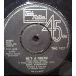 Eddie Kendricks He's A Friend USED VINYL 7INCH 45 RPM SINGLE