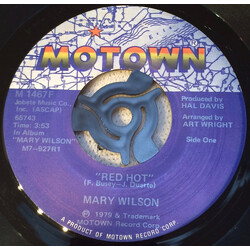 Mary Wilson Red Hot / Midnight Dancer USED VINYL 7INCH 45 RPM SINGLE