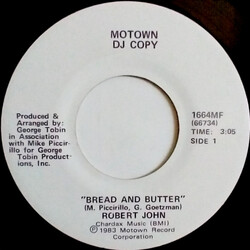Robert John Bread And Butter USED VINYL 7INCH 45 RPM SINGLE PROMO