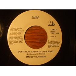 Smokey Robinson Don't Play Another Love Song USED VINYL 7INCH SINGLE PROMO