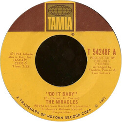 The Miracles Do It Baby / I Wanna Be With You USED VINYL 7INCH 45 RPM