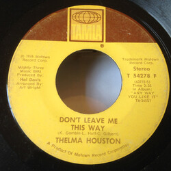 Thelma Houston Don't Leave Me This Way USED VINYL 7INCH 45 RPM SINGLE