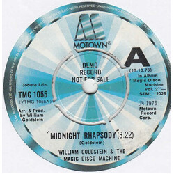 William Goldstein / The Magic Disco Machine Midnight Rhapsody USED VINYL 7INCH 45 RPM PROMO