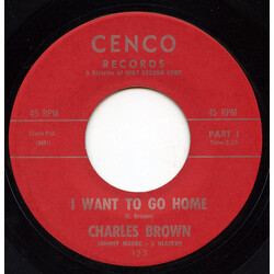 Charles Brown I Want To Go Home USED VINYL 7INCH 45 RPM SINGLE