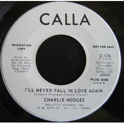 Charlie Hodges I'll Never Fall In Love Again USED VINYL 7INCH 45 RPM SINGLE PROMO STEREO MONO