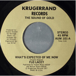 Florence Lacey What's Expected Of Me Now USED VINYL 7INCH 45 RPM STYRENE