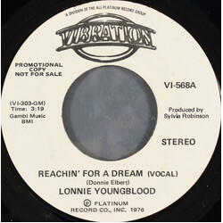 Lonnie Youngblood Reachin' For A Dream USED VINYL 7INCH 45 RPM PROMO STYRENE STEREO