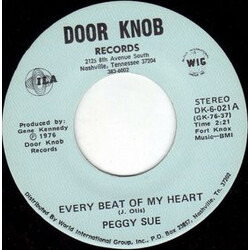 Peggy Sue (2) Every Beat Of My Heart USED VINYL 7INCH SINGLE