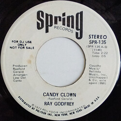 Ray Godfrey Candy Clown USED VINYL 7INCH 45 RPM PROMO