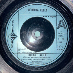 Roberta Kelly Trouble - Maker USED VINYL 7INCH 33 S RPM