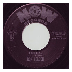 Ron Holden I Need Ya / Can You Talk USED VINYL 7INCH 45 RPM SINGLE
