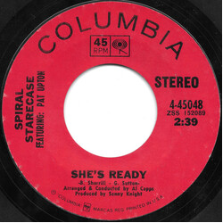 Spiral Starecase / Patrick Upton She's Ready USED VINYL 7INCH 45 RPM SINGLE REPRESS STYRENE STEREO