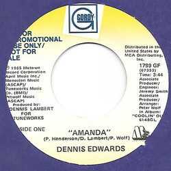 Dennis Edwards Amanda USED VINYL 7INCH 45 RPM SINGLE PROMO