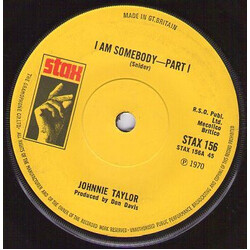 Johnnie Taylor I Am Somebody USED VINYL 7INCH 45 RPM SINGLE