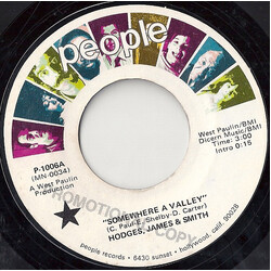 Hodges, James And Smith Somewhere A Valley USED VINYL 7INCH 45 RPM PROMO