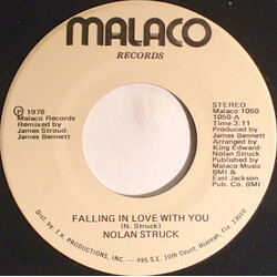 Nolan Struck Falling In Love With You USED VINYL 7INCH 45 RPM