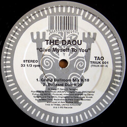 The Daou Give Myself To You USED VINYL 12INCH 33 S RPM