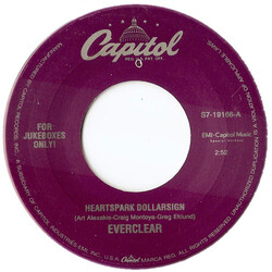 Everclear Heartspark Dollarsign / Queen Of The Air USED VINYL 7INCH 45 RPM SINGLE