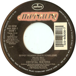 Crystal Waters Gypsy Woman (She's Homeless) USED VINYL 7INCH 45 RPM