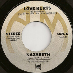 Nazareth (2) Love Hurts USED VINYL 7INCH 45 RPM SINGLE STYRENE