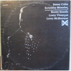Sonny Criss Saturday Morning Vinyl LP USED