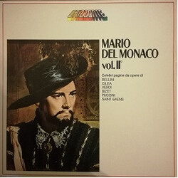 Mario del Monaco Mario Del Monaco Vol. II° Vinyl LP USED